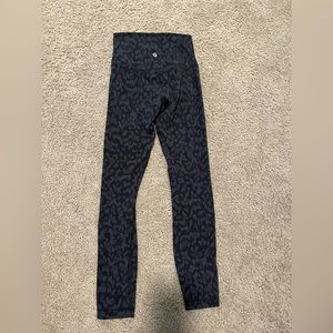 Lululemon Align Pant/Legging in Formation Camo Deep Coal Multi/Black